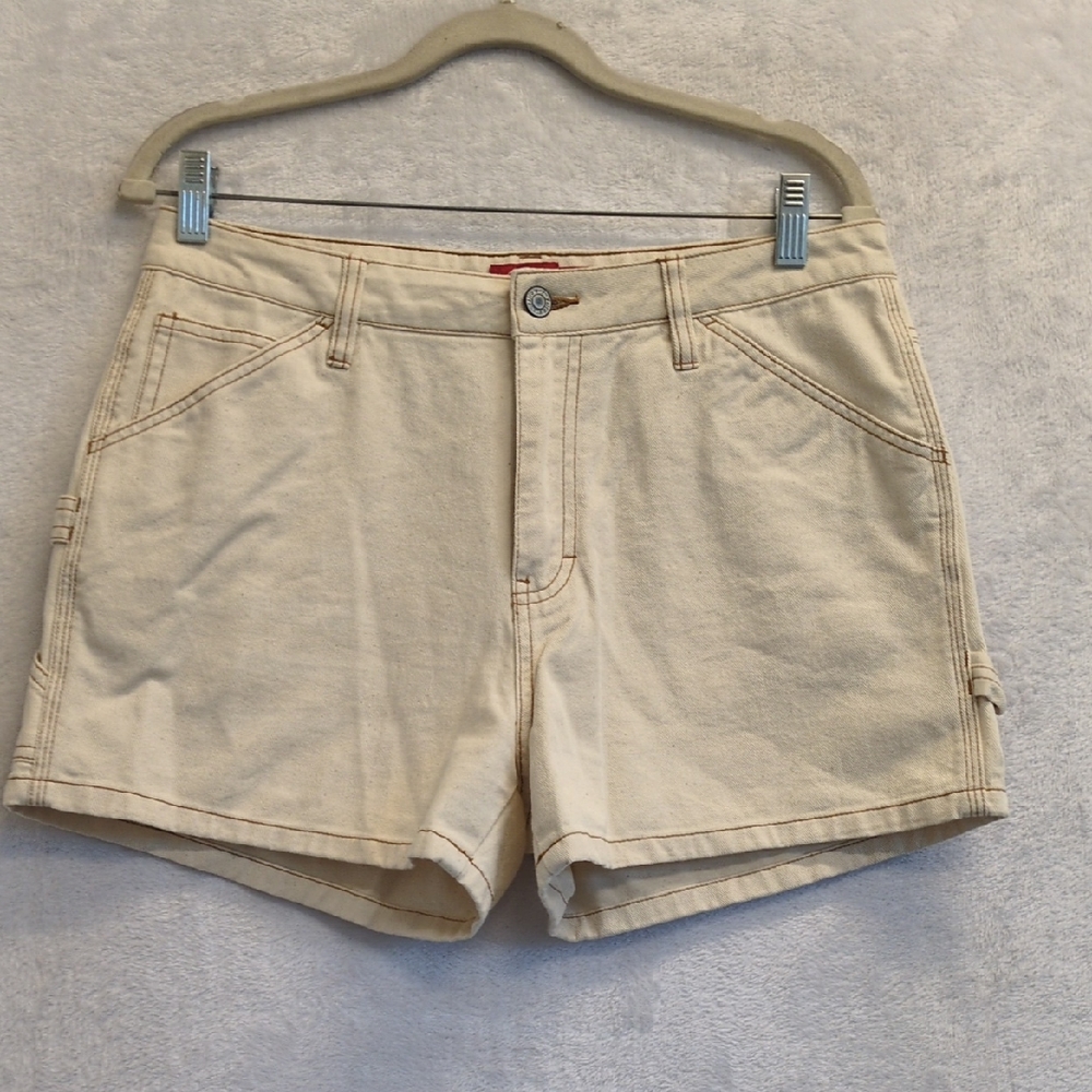 Dickies‎ Junior's Cream Casual Shorts Size 7
